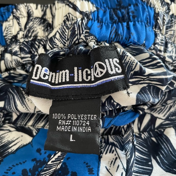 Blue / Black Summery Pant - Picture 3 of 3